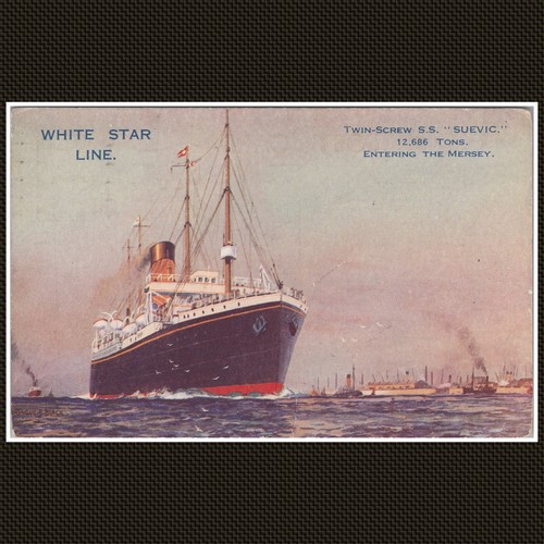 White star line suevic - star,