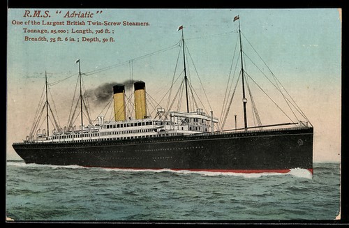 Postcard passenger ship - passenger,