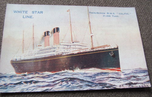 Antique vintage postcard - antique,