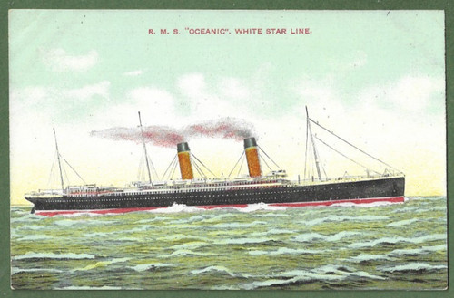 White star line steamship - white,