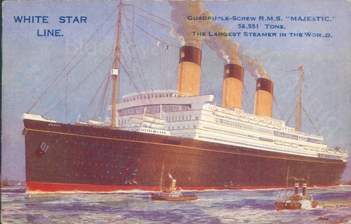 White star line - white, r.m.s