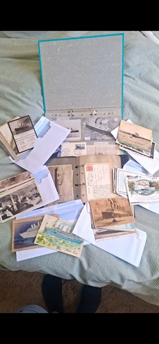 Ocean liner postcards titanic - ocean,