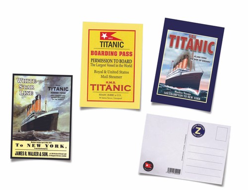 Titanic postcards set - titanic, of