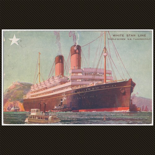 White star line triple - white,
