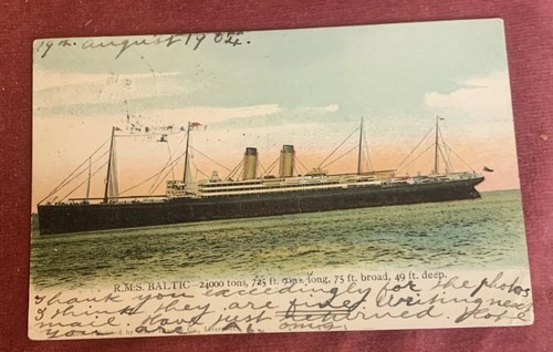 White star line rms baltic - rms,