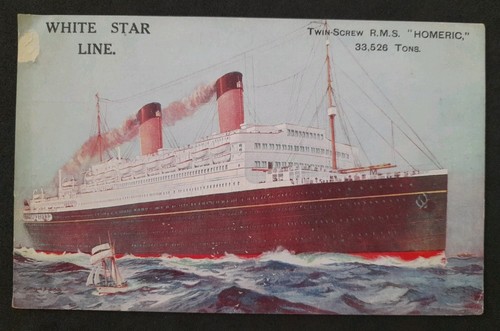 White star line rms - line, homeric