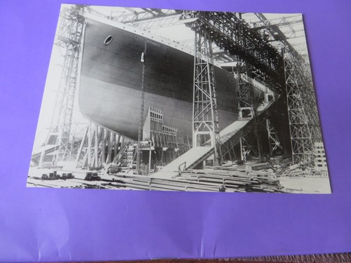 Postcard titanic white - postcard.,