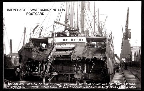 Real photo postcard white star - white,