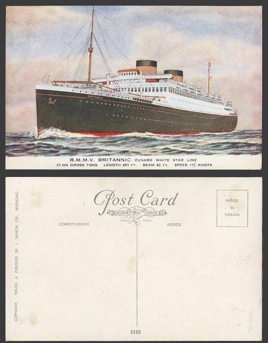 Britannic cunard - britannic,,