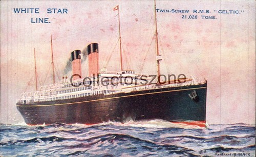 Celtic white star line - r.m.s,
