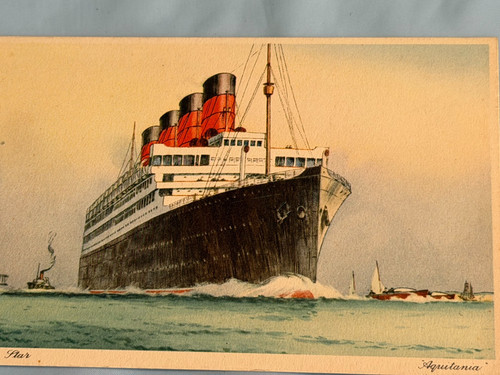 Vintage unused cunard line - unused,