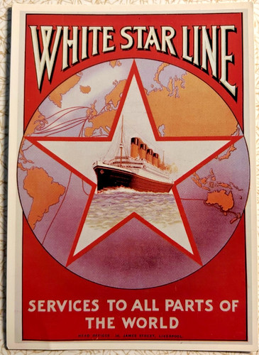 White star line poster