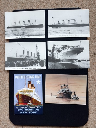 Postcards white star line - -,