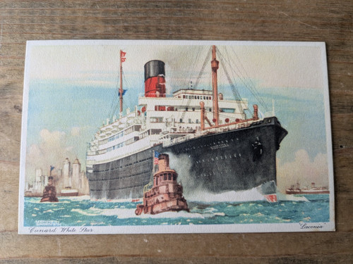 Vintage rms laconia cunard - vintage,
