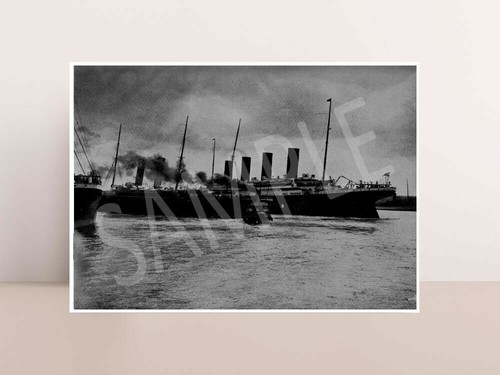 Rms titanic white star line - white,