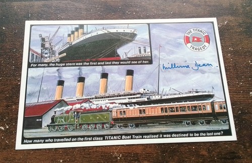 Titanic white star line - line, modern