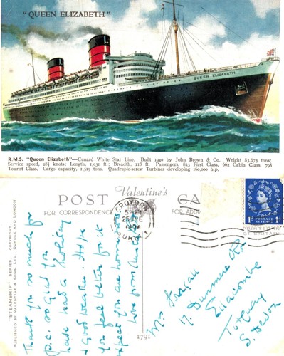 Vintage postcard m s - vintage,