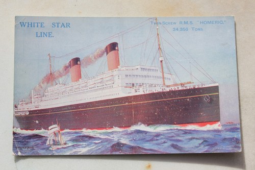 White star line rms homeric - white,