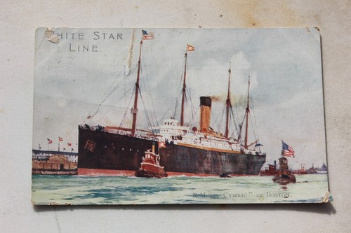 White star line rms cymric - star,