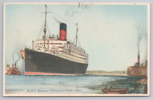Postcard rms laconia cunard - postcard,