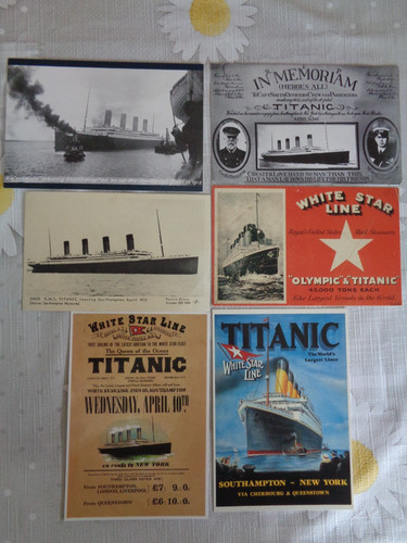 Titanic postcards free uk - titanic,