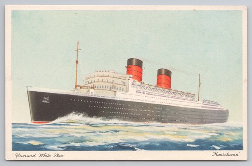 Postcard cunard vintage white - cunard,
