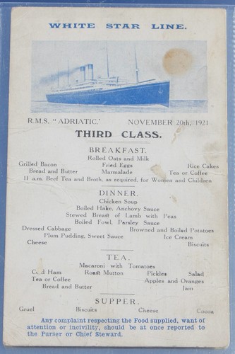 White star line rms - line,